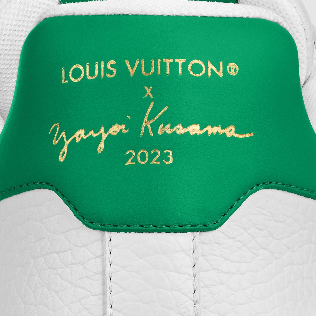 Giày Thể Thao Louis Vuitton Trainer LVxYK Nam Trắng Xanh Lá